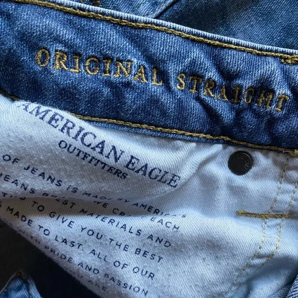 American Eagle Outfitters Men’s Original Straight Jeans - Picture 8 of 10